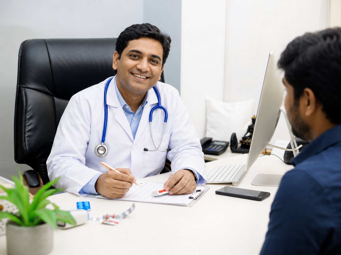 Private consultation room at Sumanova Hair Clinic
