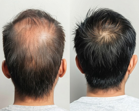 Doctor and patient at Sumanova Hair Clinic
