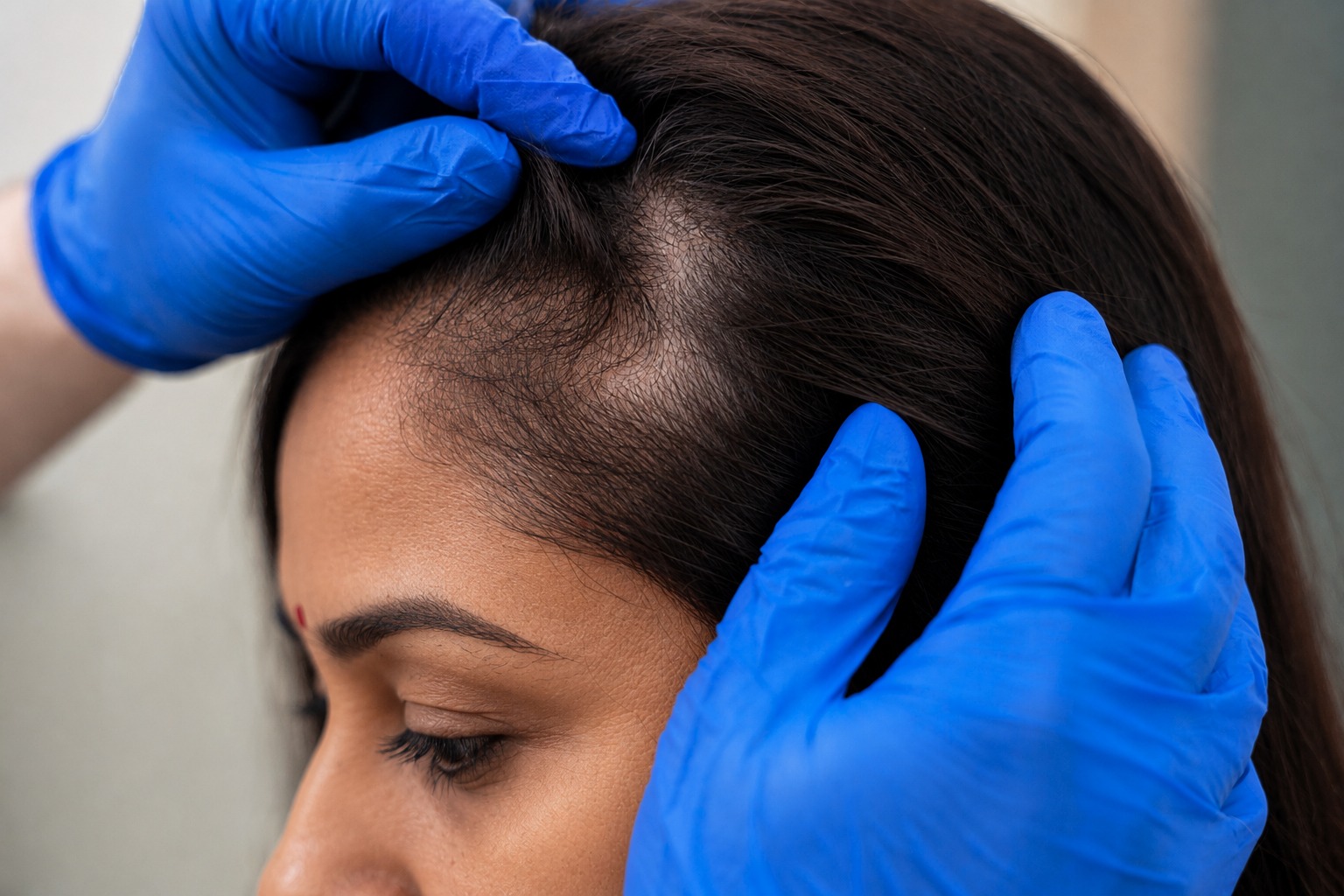 Hair thinning consultation at Sumanova